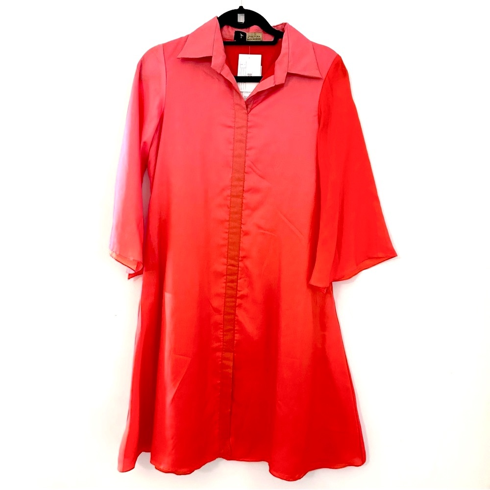 Jesal Vora Designer Colorblock Button-Up Blouse